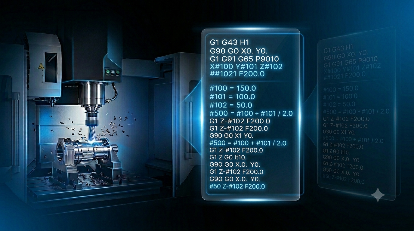 Programação Parametrizada em Centro de usinagem (SABADOS)