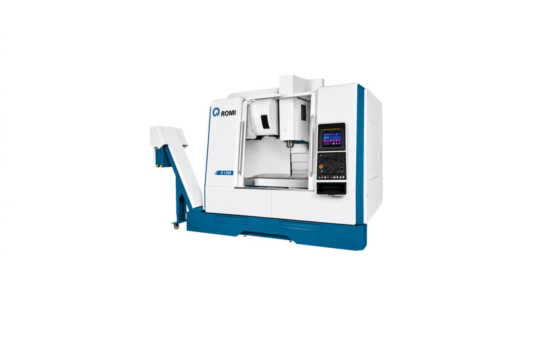 Máquina CNC em movimento